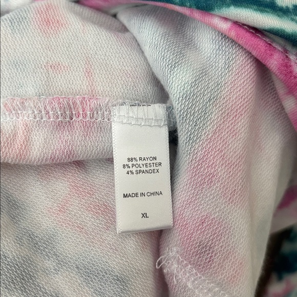 Koolaburra by UGG Light & Airy French Terry Lounge Hoodie Tie-dye Women’s XL - Picture 4 of 5